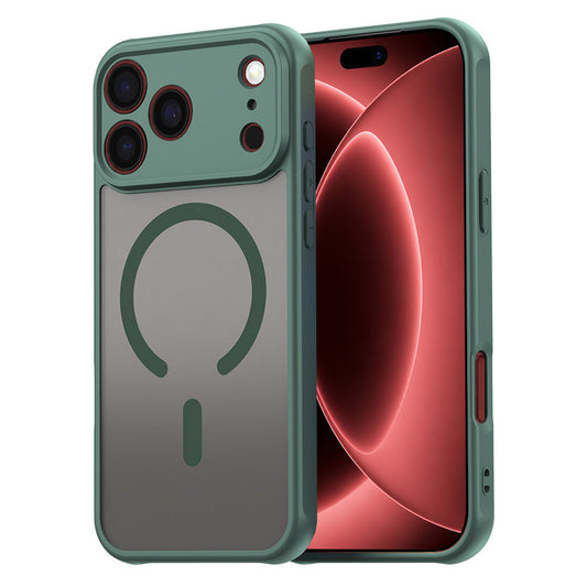 Capa MagSafe para Apple iPhone 18 Pro Max / 17 Pro Max, Techsuit, HaloFrost II, Verde