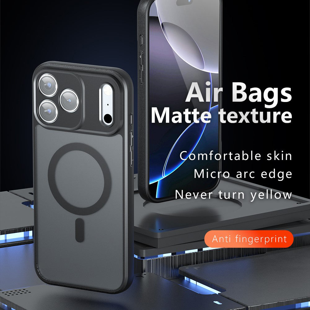 Capa MagSafe para Apple iPhone 18 Pro Max / 17 Pro Max, Techsuit, PureFrost, Preto Satinado