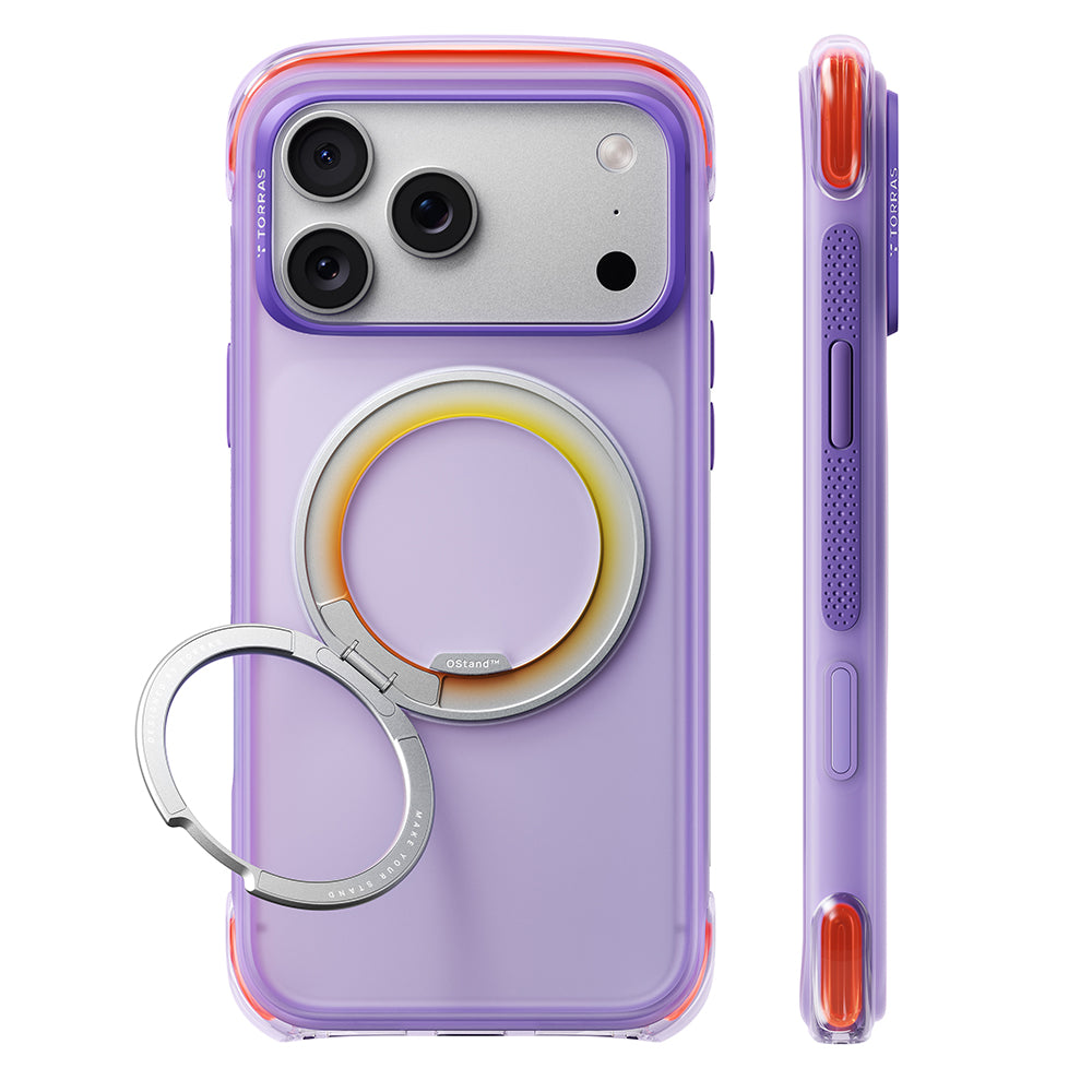Capa MagSafe para Apple iPhone 18 Pro Max / 17 Pro Max, Torras, O3 Air Core, Roxo