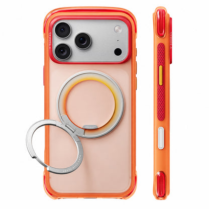 Capa MagSafe para Apple iPhone 18 Pro Max / 17 Pro Max, Torras, O3 Air Core, Laranja