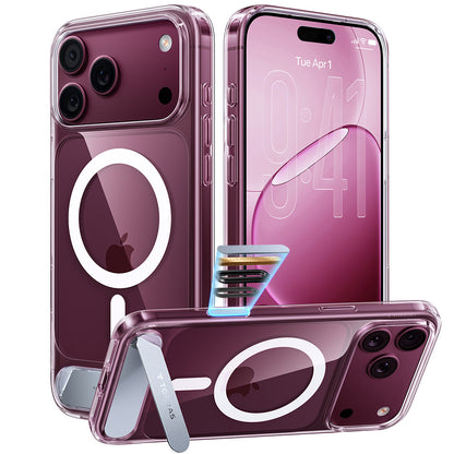 Capa MagSafe para Apple iPhone 18 Pro Max / 17 Pro Max, Torras, Ostand L1 Guardian, Transparente