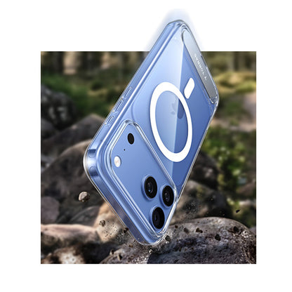 Capa MagSafe para Apple iPhone 18 Pro Max / 17 Pro Max, Torras, Ostand L1 Guardian, Transparente