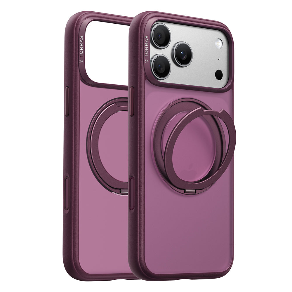 Capa MagSafe para Apple iPhone 18 Pro Max / 17 Pro Max, Torras, Ostand O1 Guardian, Roxo