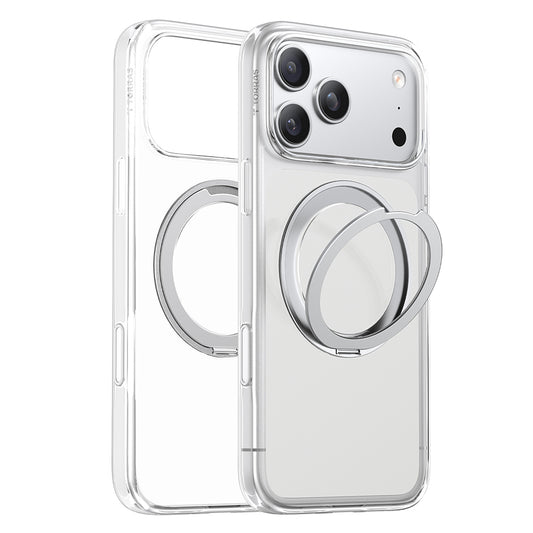 Capa MagSafe para Apple iPhone 18 Pro Max / 17 Pro Max, Torras, Ostand O1 Guardian, Transparente