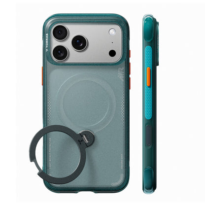 Capa MagSafe para Apple iPhone 18 Pro Max / 17 Pro Max, Torras, Ostand Q3 Air, Verde