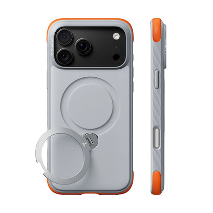 Capa MagSafe para Apple iPhone 18 Pro Max / 17 Pro Max, Torras, Ostand Q3 Rugged, Branca