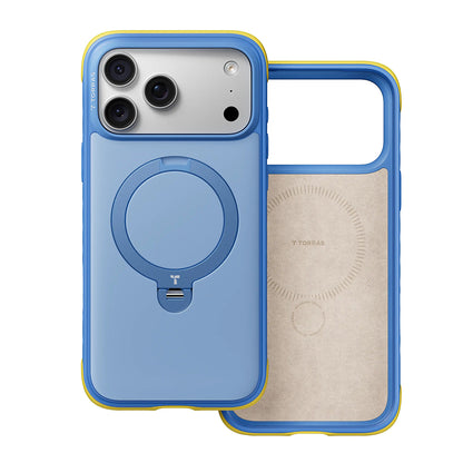 Capa MagSafe para Apple iPhone 18 Pro Max / 17 Pro Max, Torras, Ostand Q3 Rugged, Preta