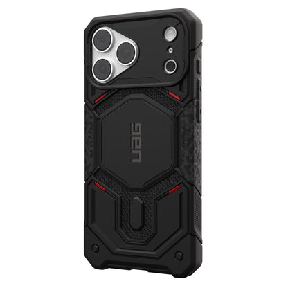 Capa MagSafe para Apple iPhone 18 Pro Max / 17 Pro Max, Urban Armor Gear Kevlar, Monarch Pro, Preta
