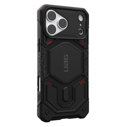 Capa MagSafe para Apple iPhone 18 Pro Max / 17 Pro Max, Urban Armor Gear Kevlar, Monarch Pro, Preta