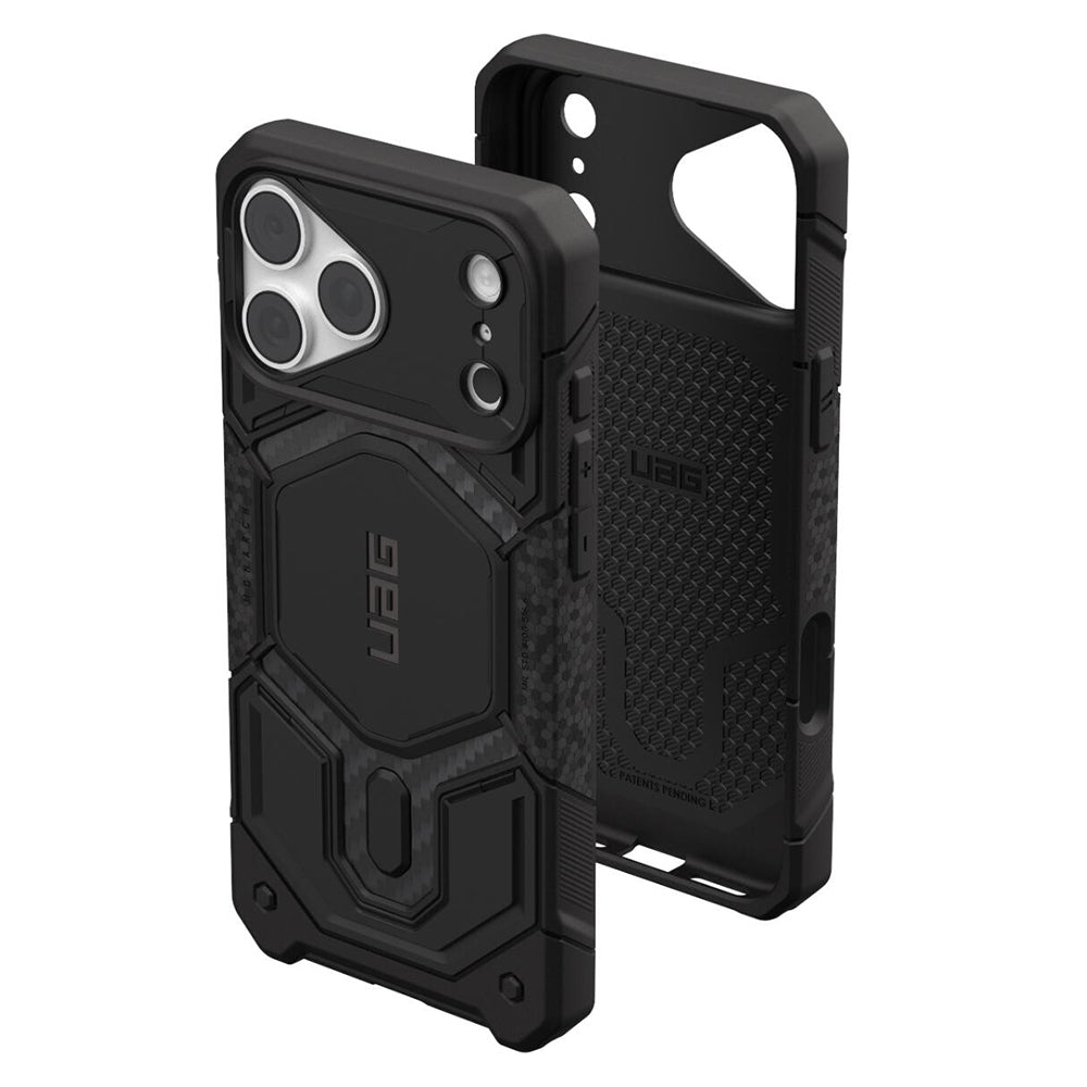 Capa MagSafe para Apple iPhone 18 Pro Max / 17 Pro Max, Urban Armor Gear, Monarch Pro Carbon, Preta