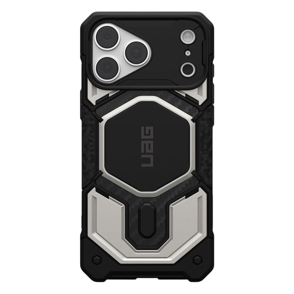Capa MagSafe para Apple iPhone 18 Pro Max / 17 Pro Max, Urban Armor Gear, Monarch Pro, Cinzento
