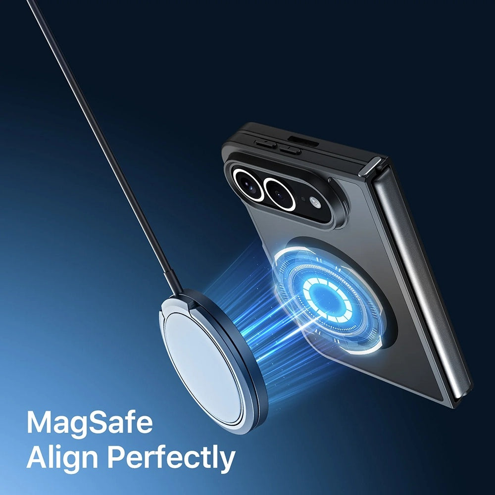 Capa MagSafe para Apple iPhone Duo, DUX DUCIS, Aimo, Preta