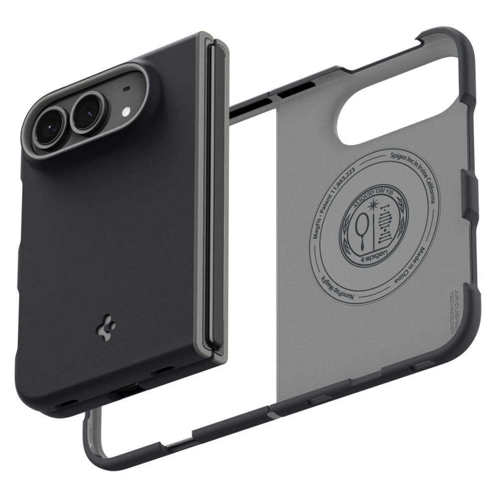 Capa MagSafe para Apple iPhone Duo, Spigen, Nano Pop, Preta ACS11687