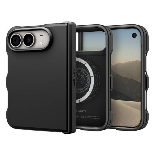 Capa MagSafe para Apple iPhone Duo, Spigen, Tough Armor Pro, Preta ACS11690