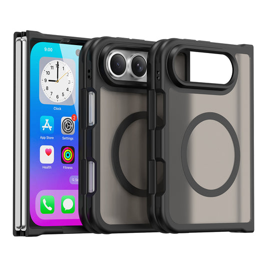 Capa MagSafe para Apple iPhone Duo, Techsuit, HaloFrost II, Preta