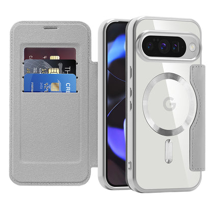 Capa MagSafe para Google Pixel 10 Pro / 10, Techsuit, SmartMag Book, Cinzento