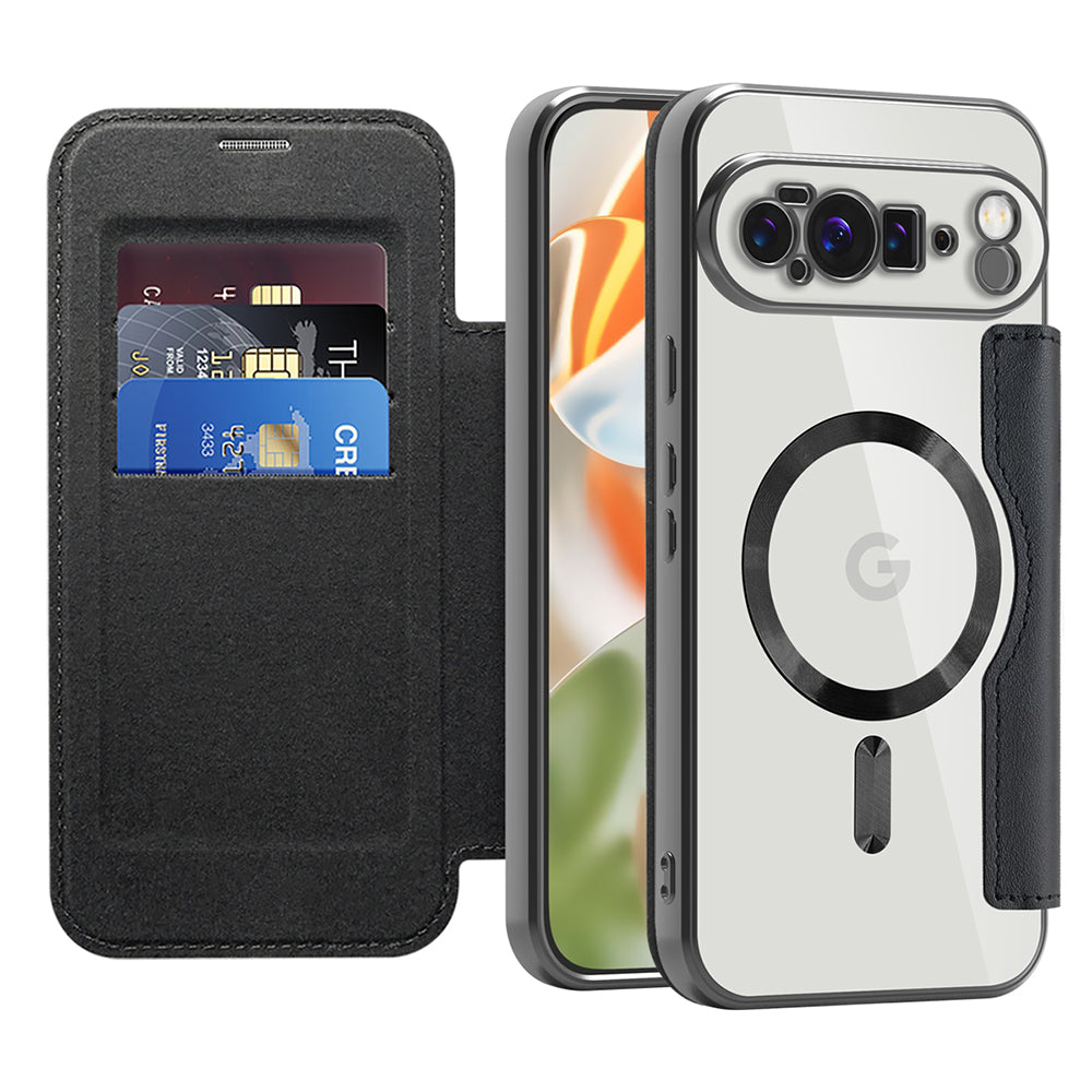 Capa MagSafe para Google Pixel 10 Pro XL, Techsuit, SmartMag Book, Preta