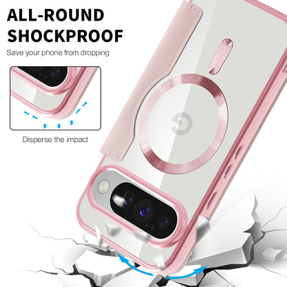 Capa MagSafe para Google Pixel 10 Pro XL, Techsuit, SmartMag Book, Rosa
