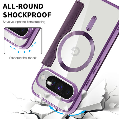 Capa MagSafe para Google Pixel 10 Pro / 10, Techsuit, SmartMag Book, Roxo