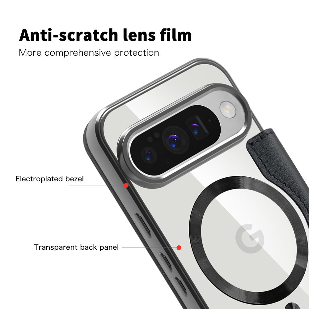 Capa MagSafe para Google Pixel 10 Pro XL, Techsuit, SmartMag Book, Preta