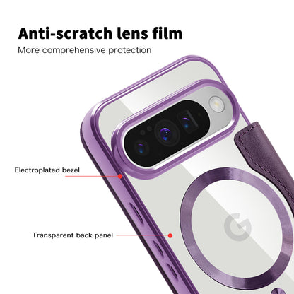 Capa MagSafe para Google Pixel 10 Pro / 10, Techsuit, SmartMag Book, Roxo