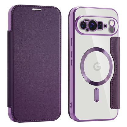 Capa MagSafe para Google Pixel 10 Pro XL, Techsuit, SmartMag Book, Roxo
