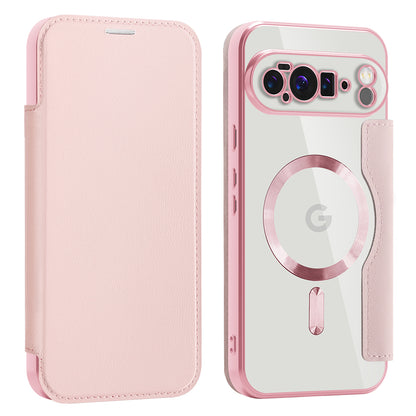 Capa MagSafe para Google Pixel 10 Pro XL, Techsuit, SmartMag Book, Rosa