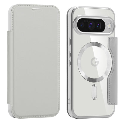 Capa MagSafe para Google Pixel 10 Pro / 10, Techsuit, SmartMag Book, Cinzento