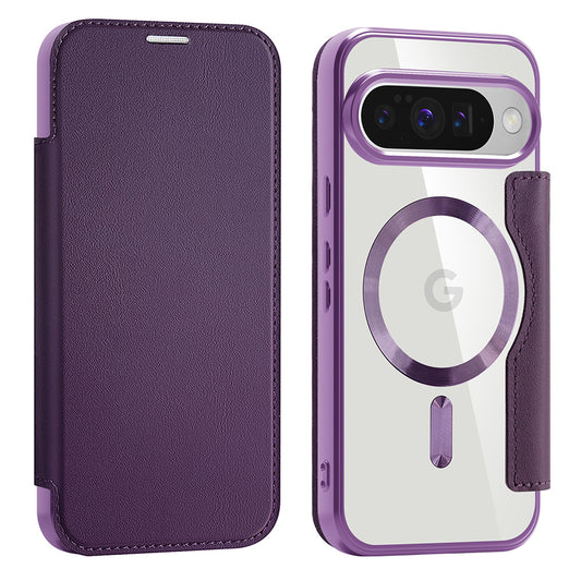 Capa MagSafe para Google Pixel 10 Pro / 10, Techsuit, SmartMag Book, Roxo
