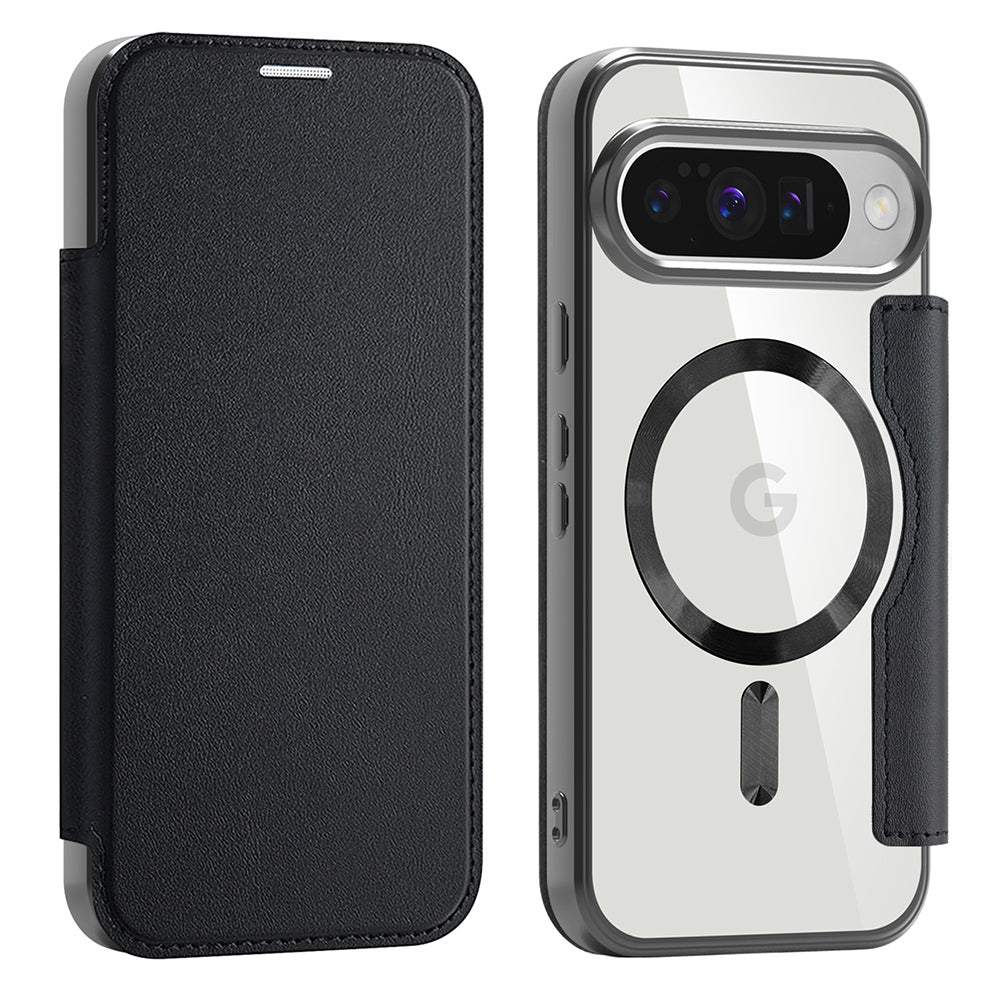 Capa MagSafe para Google Pixel 10 Pro / 10, Techsuit, SmartMag Book, Preta