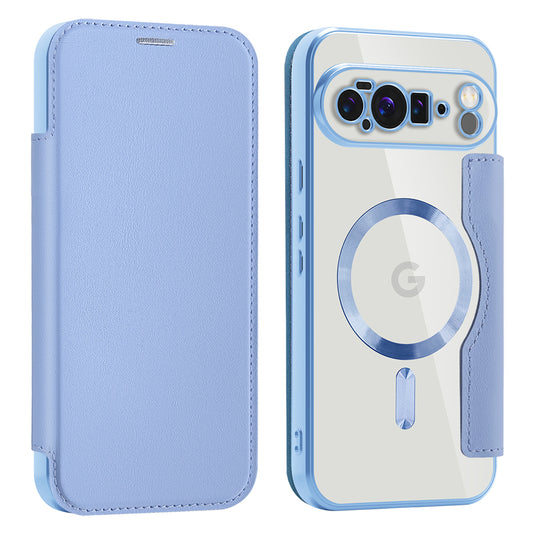 Capa MagSafe para Google Pixel 10 Pro XL, Techsuit, SmartMag Book, Azul
