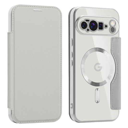 Capa MagSafe para Google Pixel 10 Pro XL, Techsuit, SmartMag Book, Cinzento