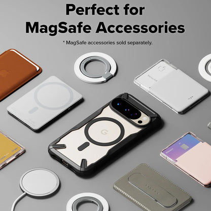 Capa MagSafe para Google Pixel 10 Pro / 10, Ringke, Fusion X, Preta