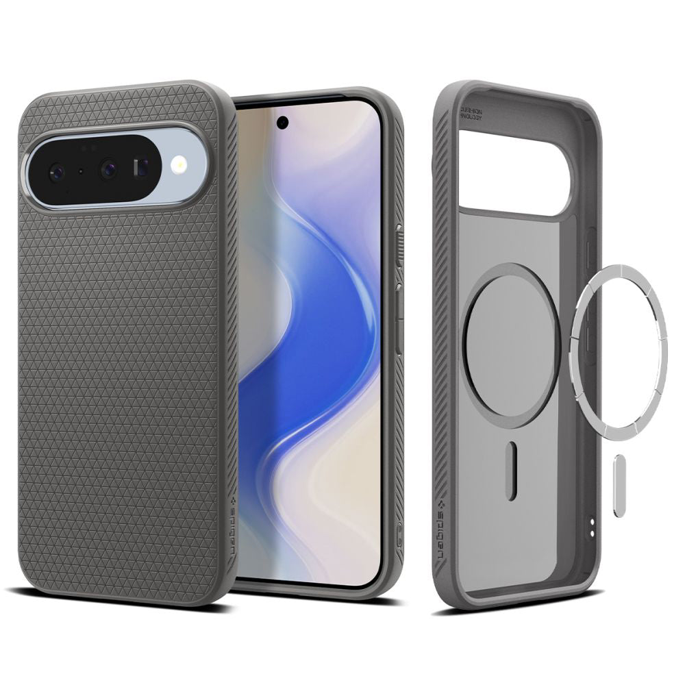 Capa MagSafe para Google Pixel 10 Pro / 10, Spigen, Liquid Air, Cinzento ACS09697