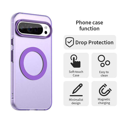 Capa MagSafe para Google Pixel 10 Pro / 10, Techsuit, CandyCase, Roxo