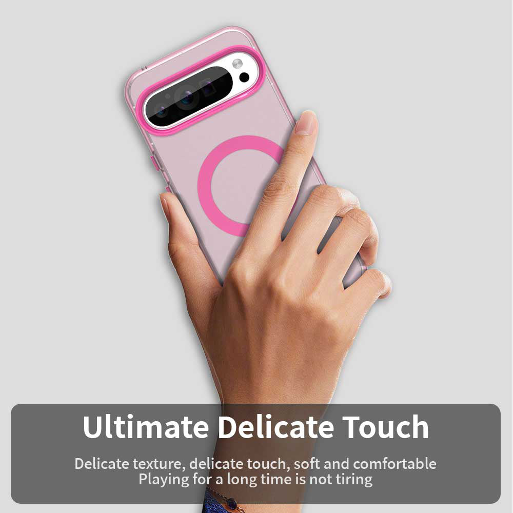 Capa MagSafe para Google Pixel 10 Pro / 10, Techsuit, CandyCase, Rosa