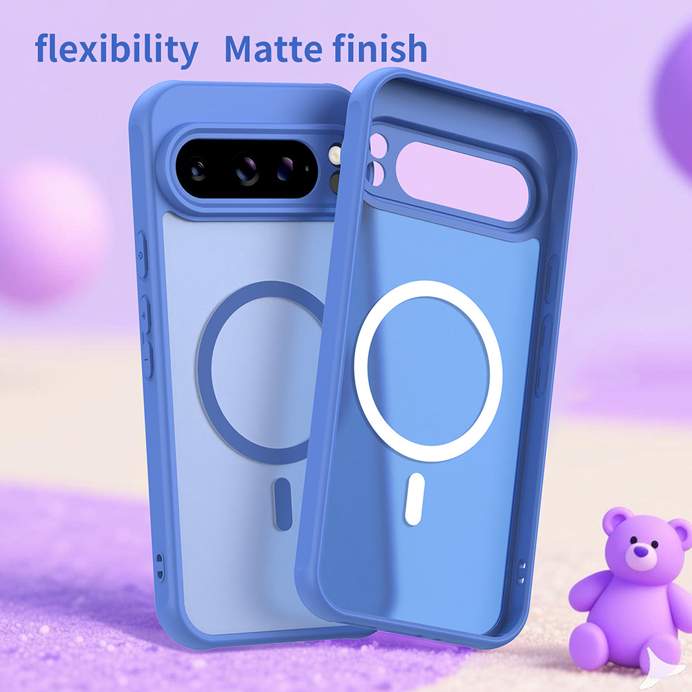 Capa MagSafe para Google Pixel 10 Pro, Techsuit, HaloFrost II, Azul