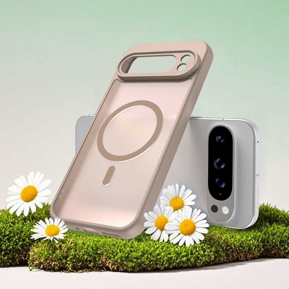 Capa MagSafe para Google Pixel 10 Pro, Techsuit, HaloFrost II, Dourada