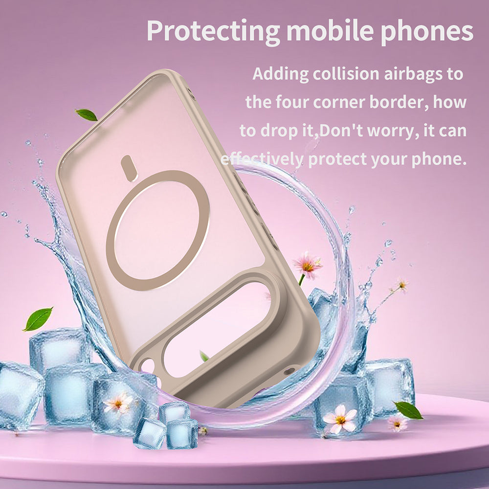 Capa MagSafe para Google Pixel 10 Pro, Techsuit, HaloFrost II, Dourada