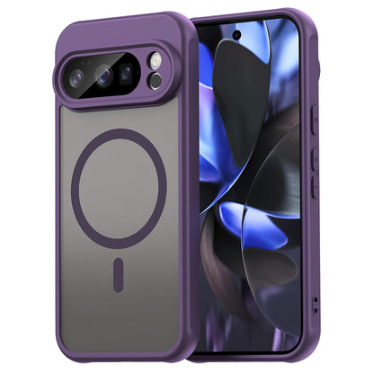 Capa MagSafe para Google Pixel 10 Pro, Techsuit, HaloFrost II, Roxo
