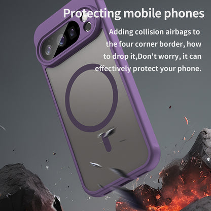 Capa MagSafe para Google Pixel 10 Pro, Techsuit, HaloFrost II, Roxo