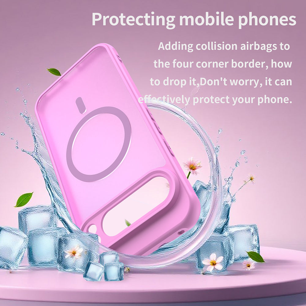 Capa MagSafe para Google Pixel 10 Pro, Techsuit, HaloFrost II, Rosa