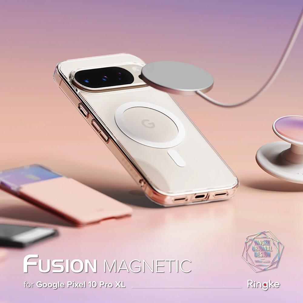 Capa MagSafe para Google Pixel 10 Pro XL, Ringke, Fusion, Transparente