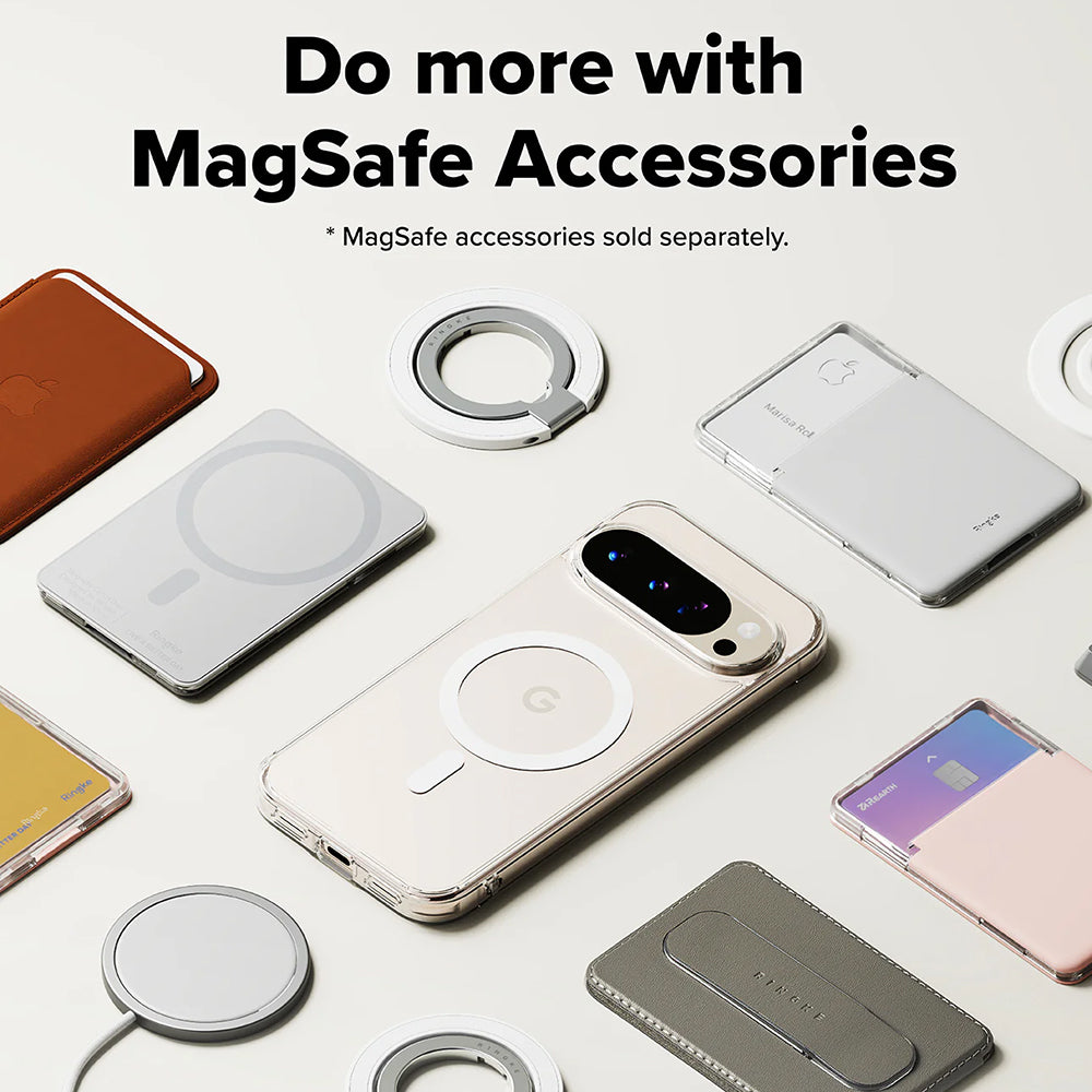 Capa MagSafe para Google Pixel 10 Pro XL, Ringke, Fusion, Transparente