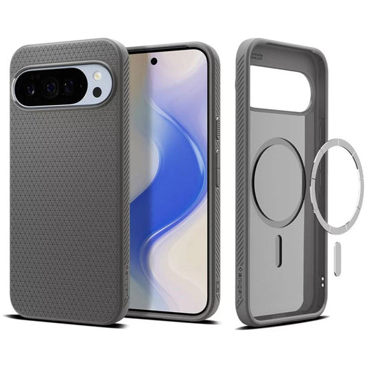 Capa MagSafe para Google Pixel 10 Pro XL, Spigen, Liquid Air, Cinza ACS09720