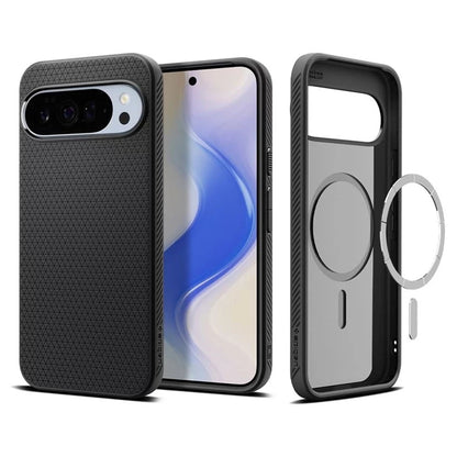 Capa MagSafe para Google Pixel 10 Pro XL, Spigen, Liquid Air, Preta Mate ACS09718