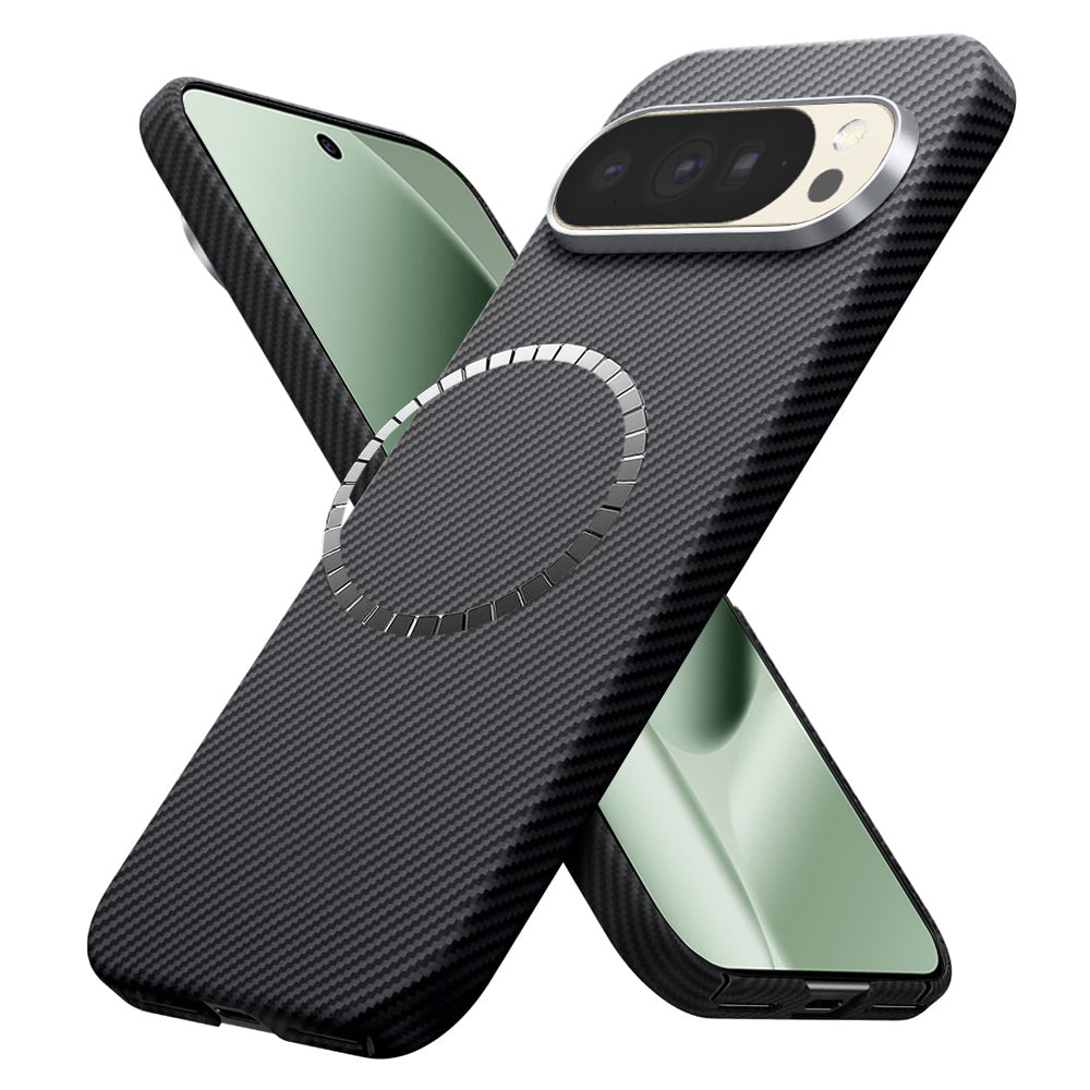 Capa MagSafe para Google Pixel 10 Pro XL, Techsuit, Fibra de Aramida, Preta