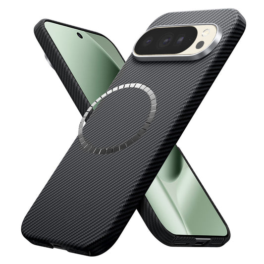 Capa MagSafe para Google Pixel 10 Pro XL, Techsuit, Fibra de Aramida, Preta