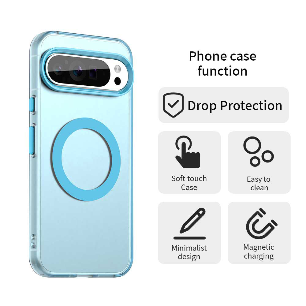 Capa MagSafe para Google Pixel 10 Pro XL, Techsuit, CandyCase, Azul