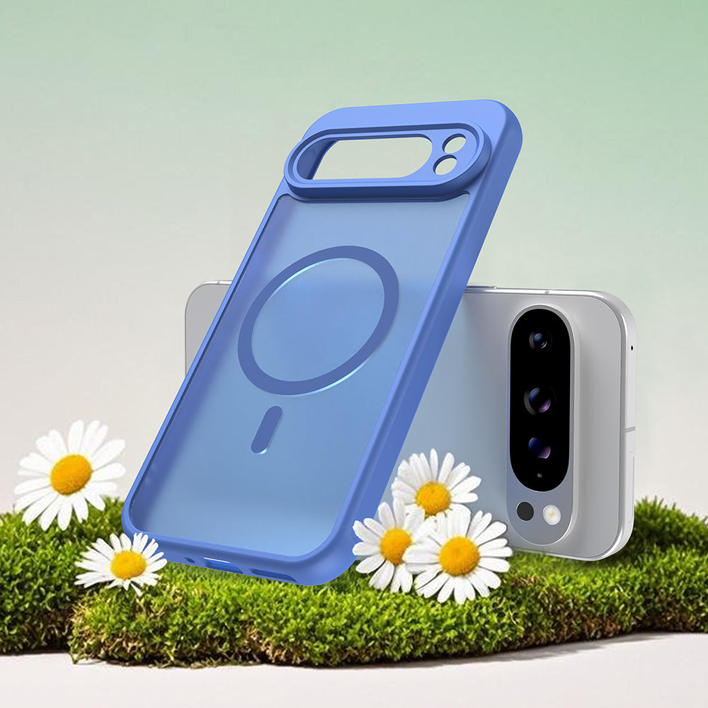 Capa MagSafe para Google Pixel 10 Pro XL, Techsuit, HaloFrost II, Azul